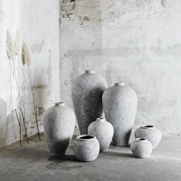 MUUBS Krukke/Vase Luna Grey 60 - Grå